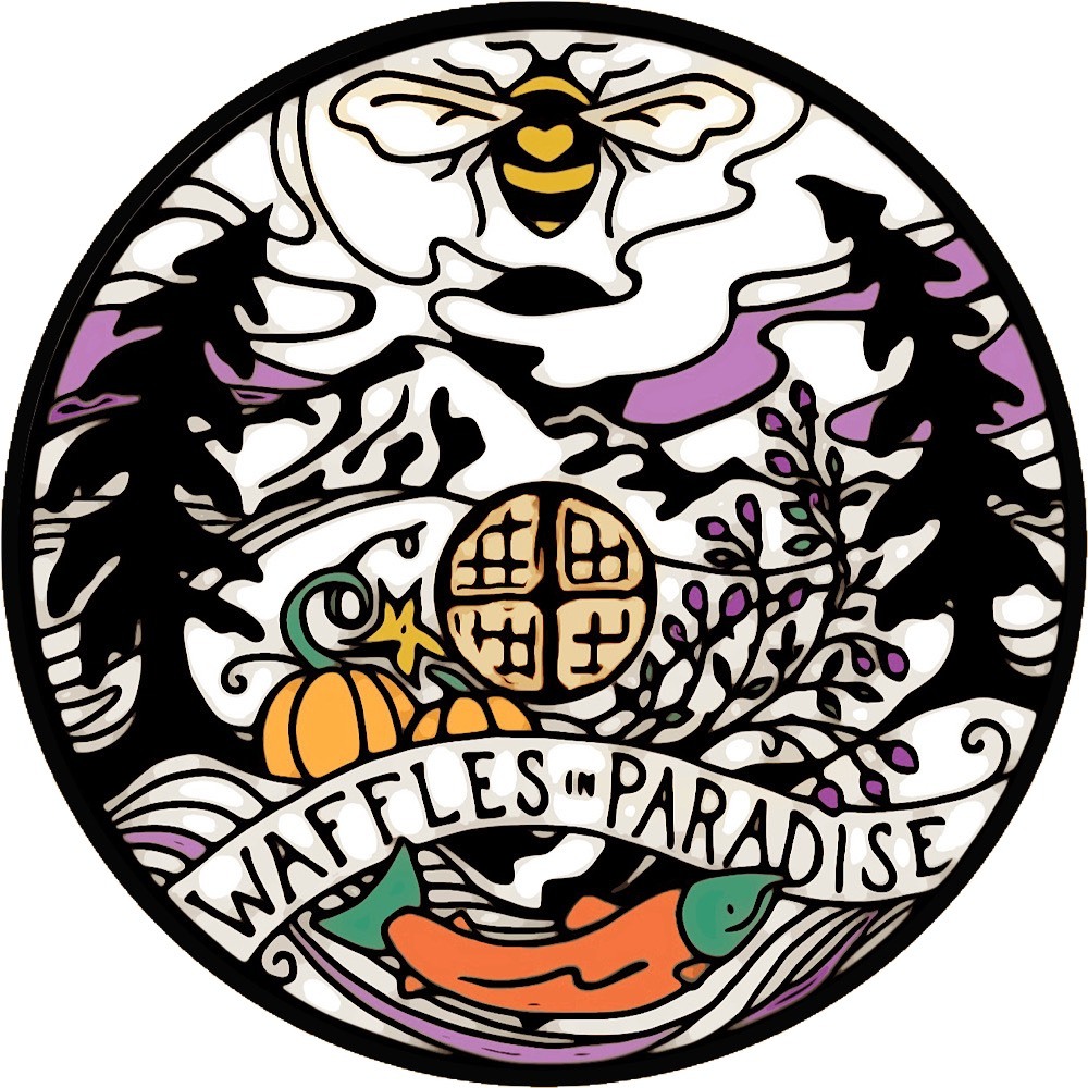 Waffles in Paradise LOGO